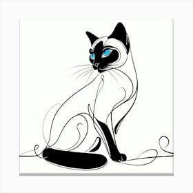 Siamese Cat 2 Canvas Print