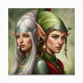 Elf Portraits Canvas Print