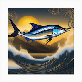 Marlin 2 Canvas Print