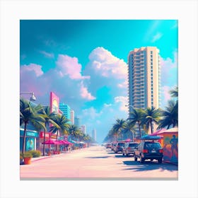 Street Scene 5 Canvas Print