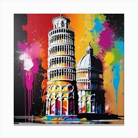 Leaning Tower Of Pisa 2 Canvas Print