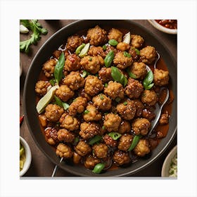 Chinese Meatballs Canvas Print