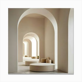 Arched Hallway 1 Canvas Print