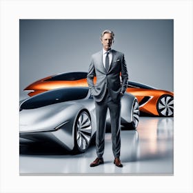 Mclaren Concept Car Canvas Print