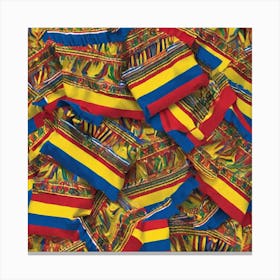 Flag Of Ecuador Canvas Print