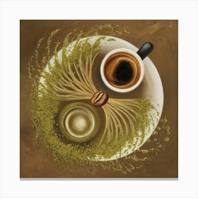 Coffee And Matcha 2 Canvas Print