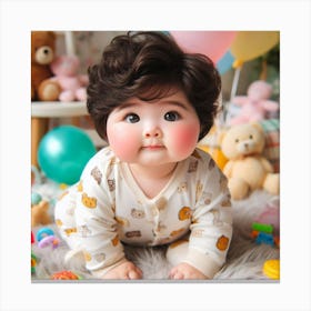 Cute Baby Canvas Print