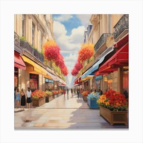 Paris Street.7 Canvas Print