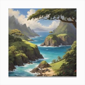 Hawaiian Landscape 6 Canvas Print