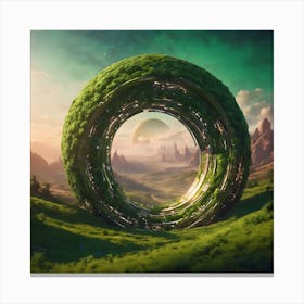 Portal To Planet Love 2 Canvas Print