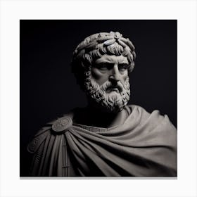 Bust Of Aeschylus Canvas Print