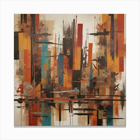 Abstract Cityscape 1 Canvas Print