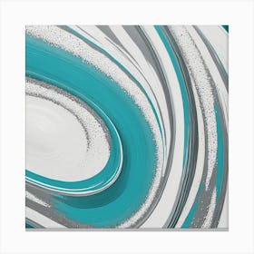 Oceano  Abstract Painting Canvas Print