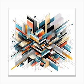 Abstract Geometric Pattern Canvas Print