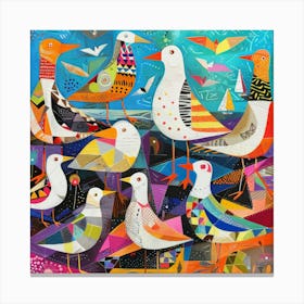 Seagulls 9 Canvas Print