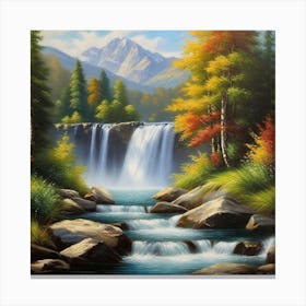 Waterfall 42 Canvas Print