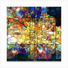Stained Glass Window Canvas Print