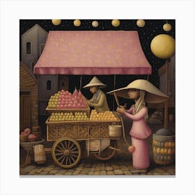 Asian Market #7 Art Print Canvas Print