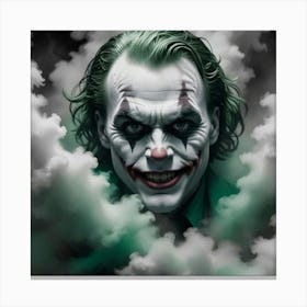 Joker In The Clouds Canvas Print