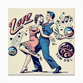 Love And Music Canvas Print