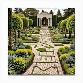 California Garden Canvas Print