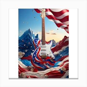 Red, White, and Blues 2 Canvas Print