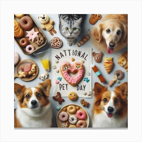 National Pet Day 1 Canvas Print