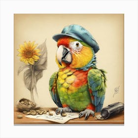 Parrot 30 Canvas Print