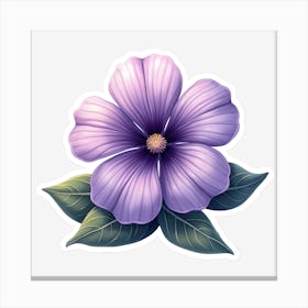 Purple Flower Canvas Print