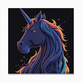 A majestic Unicorn Canvas Print