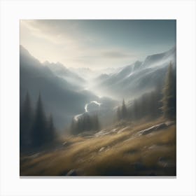 Mountain Landscape 32 Canvas Print