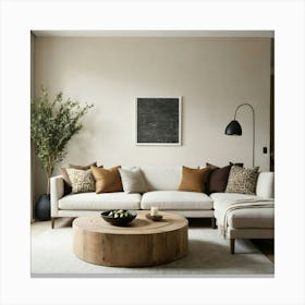 Modern Living Room 51 Canvas Print