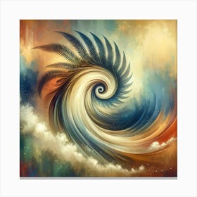 Title: "Celestial Swirl"  Description: "Celestial Swirl" is an enchanting visual journey that captures the ethereal dance of the cosmos in a spiral of color. The warm and cool tones merge in a celestial display of interstellar beauty, reminiscent of a nebula's birth. This artwork is a perfect fusion of nature and the universe, ideal for those who wish to bring the awe of cosmic phenomena into their daily lives. It's a stunning statement piece that speaks to the soul's wanderlust and the mysteries of the universe. Canvas Print