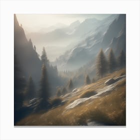 Mountain Landscape 28 Canvas Print