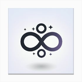 Infinite Symbol Canvas Print