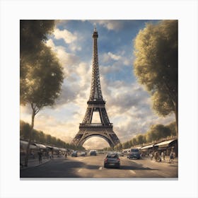 Eiffel Tower Canvas Print