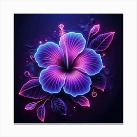 Hibiscus Flower Canvas Print