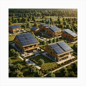 Solar Village 2 Canvas Print