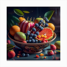 Fruit Bowl 3 Canvas Print