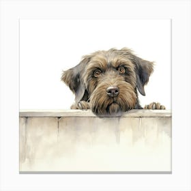 Wirehaired Pointing Griffon Dog 3 Canvas Print