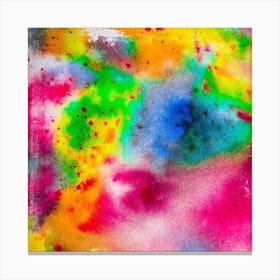 Abstract Painting. Abstract colorful watercolor background. Modern painting Canvas Print