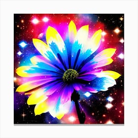 Galaxy Flower 3 Canvas Print