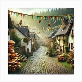 Old German Village Canvas Print