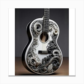 Yin and Yang in Guitar Harmony 28 Canvas Print