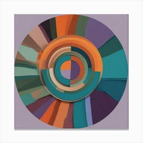 Meditative circle Canvas Print