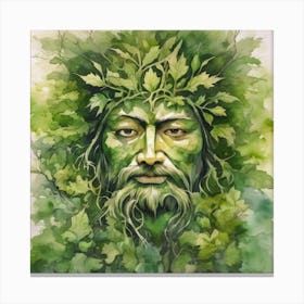 Green Man Canvas Print