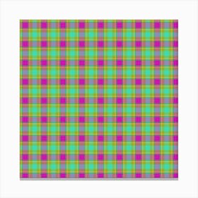 Plaid Fabric 212 Canvas Print