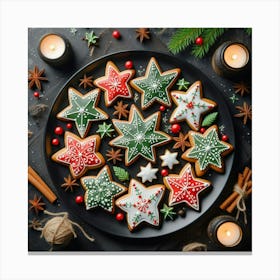 Christmas Cookies Canvas Print