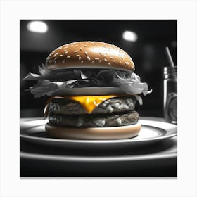 Burger 11 Canvas Print