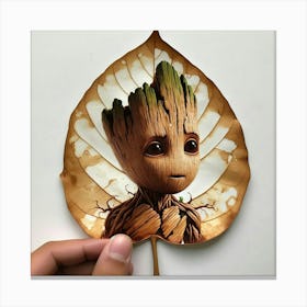 Guardians Of The Galaxy Groot 2 Canvas Print
